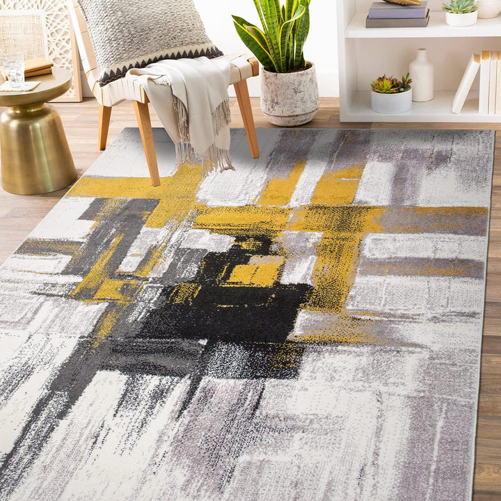 Contemporary Modern Abstract Area Rug