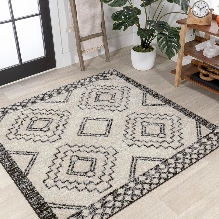 Moroccan Beni Souk Indoor Area-Rug Bohemian Farmhouse Rustic Geometric Easy-Cleaning Bedroom Kitchen Living Room Non Shedding