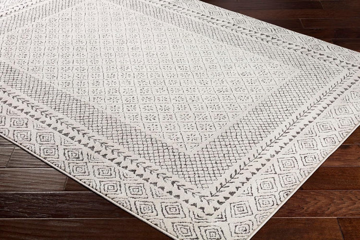 Melodie Boho Farmhouse Area Rug, Beige