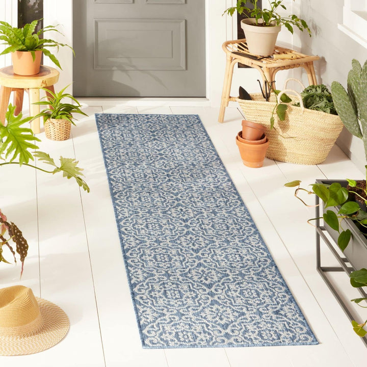 Patio Country Danica Transitional Geometric Indoor/Outdoor Area Rug