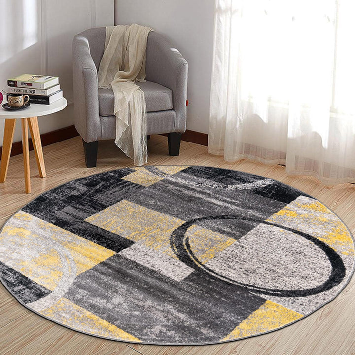 Contemporary Abstract Design Soft Area Rug