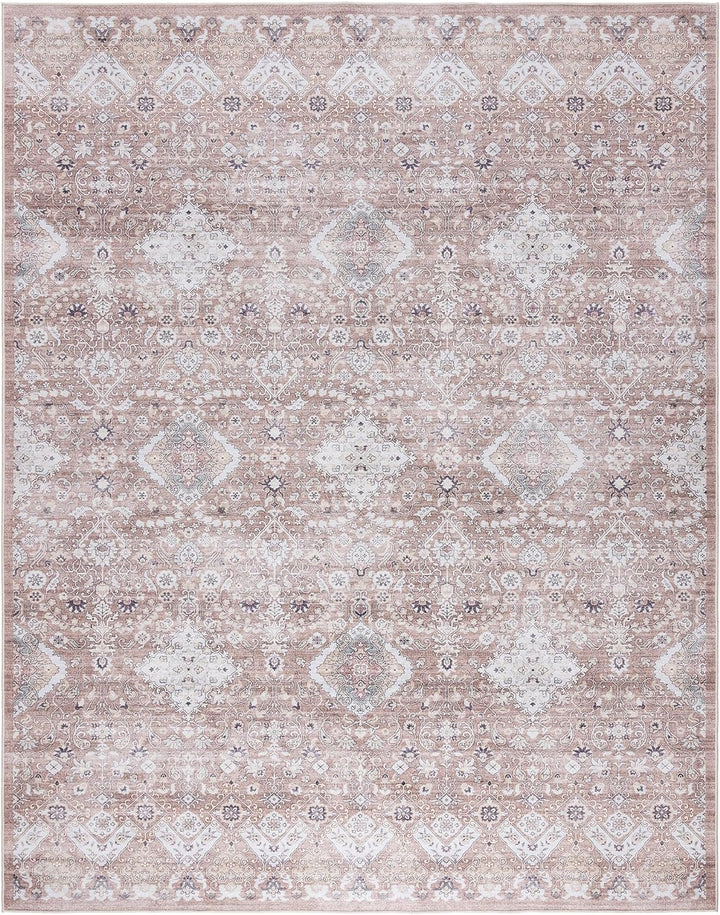 Printed Indoor Boho Area Rug - Non Slip, Ultra Thin, Super Strong, Printed Rug - Home Décor for Entryway, Bedroom, Living Room - 6x9 Medium, Cullen Red, 28939