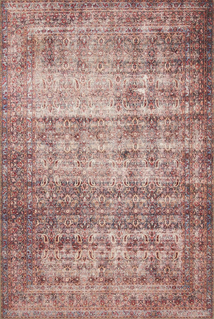 Loren Terracotta/Sky 5'-0" x 7'-6" Area Rug