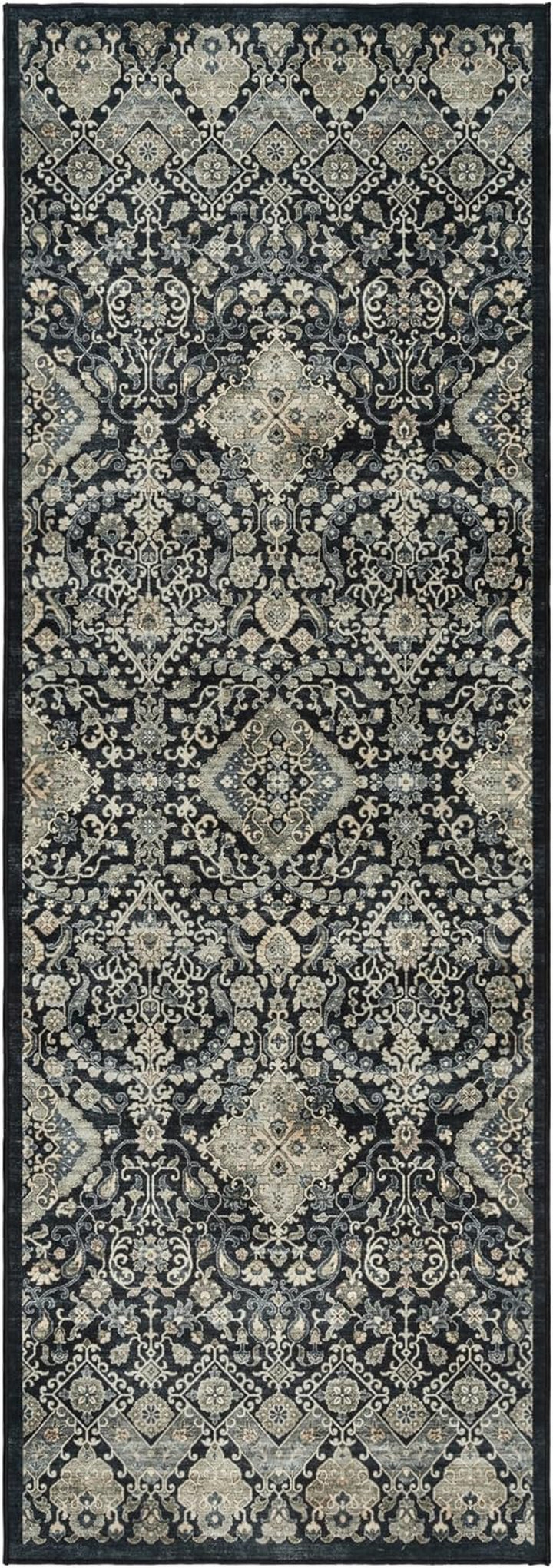 Printed Indoor Boho Area Rug - Non Slip, Ultra Thin, Super Strong, Printed Rug - Home Décor for Entryway, Bedroom, Living Room - 6x9 Medium, Cullen Red, 28939