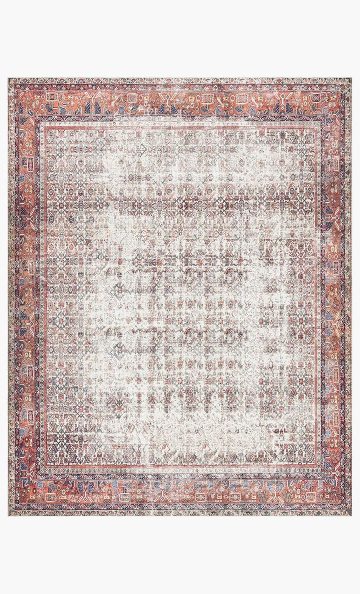 Layla Collection, Antique/Moss, Accent Rug, Soft, Durable, Vintage Inspired, Distressed, Low Pile, Non-Shedding, Easy Clean, Living Room Rug