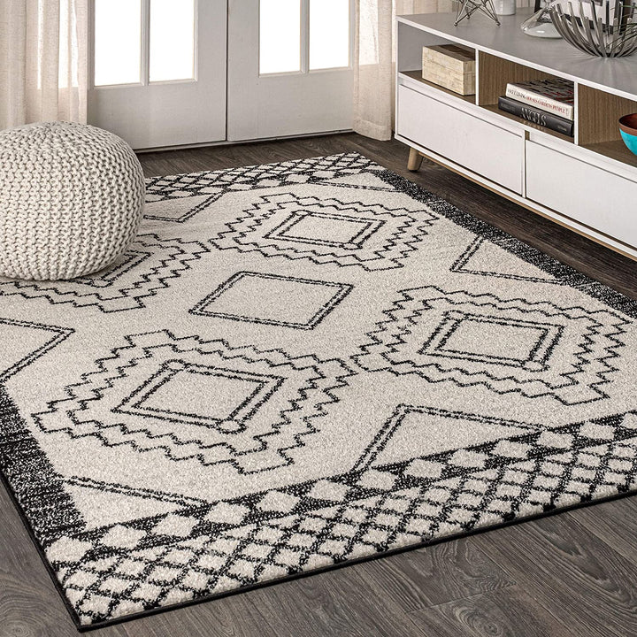 Moroccan Beni Souk Indoor Area-Rug Bohemian Farmhouse Rustic Geometric Easy-Cleaning Bedroom Kitchen Living Room Non Shedding