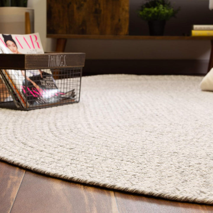 Farmhouse Braided Rug Cotton Kitchen Reversible Carpet