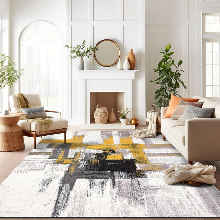 Contemporary Modern Abstract Area Rug