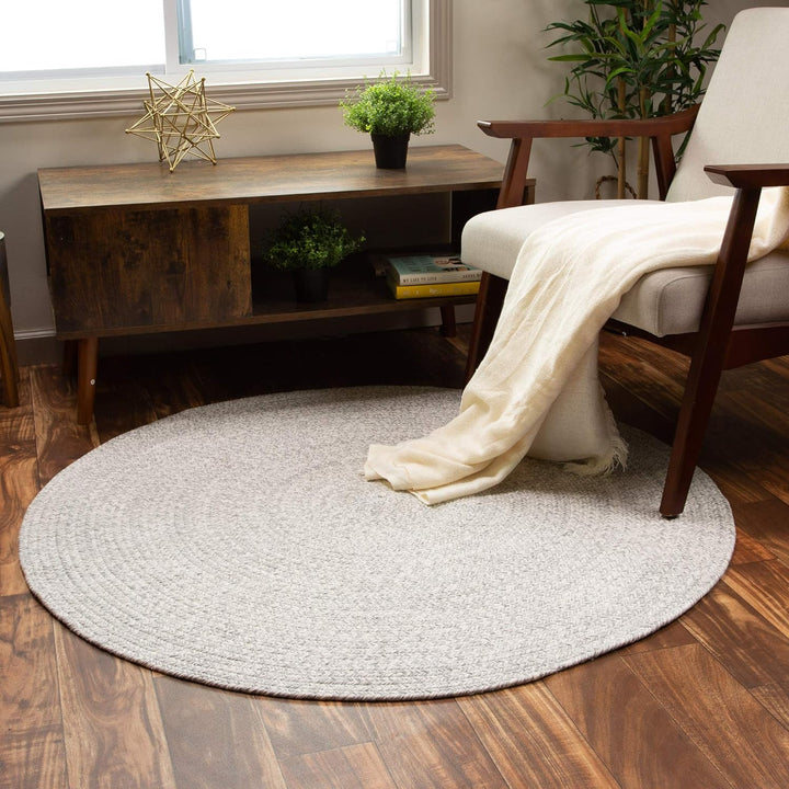 Farmhouse Braided Rug Cotton Kitchen Reversible Carpet