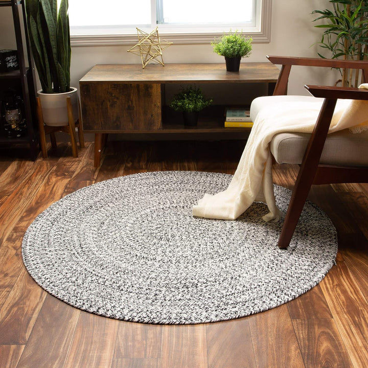 Farmhouse Braided Rug Cotton Kitchen Reversible Carpet