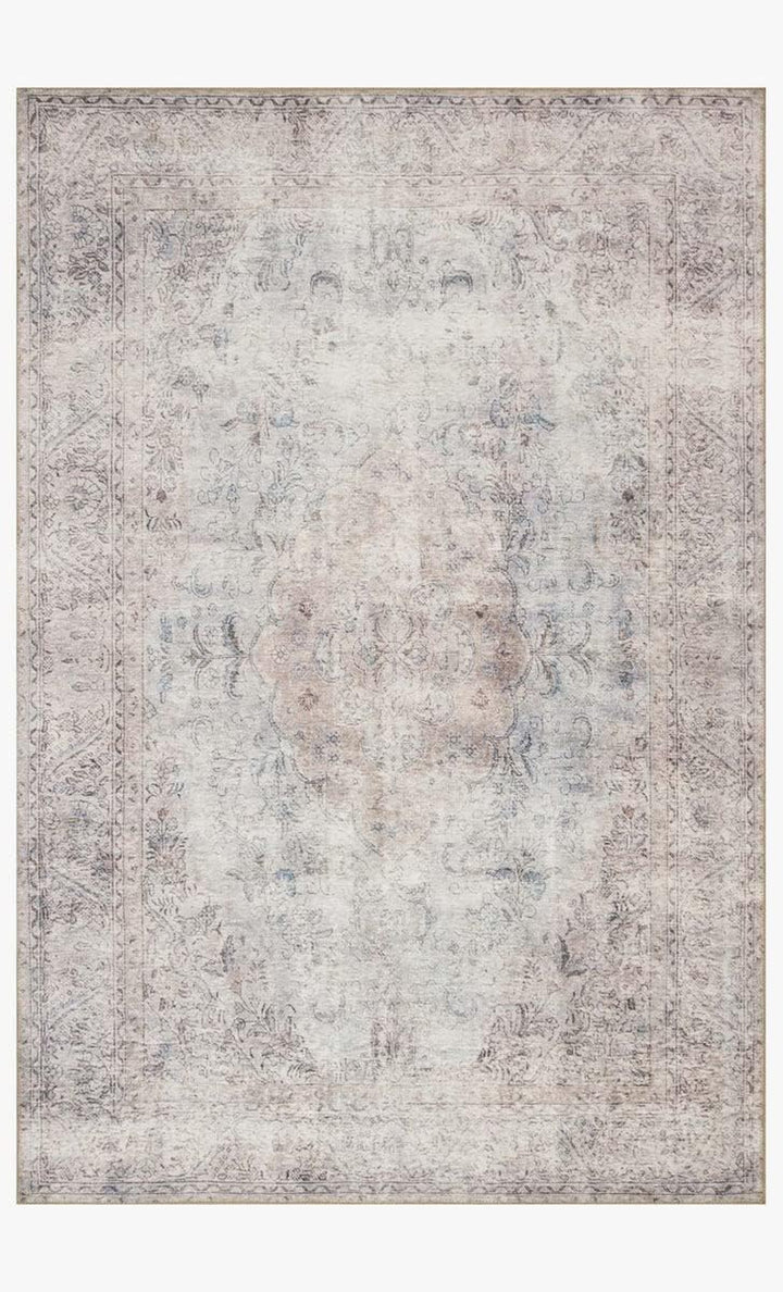 Loren Terracotta/Sky 5'-0" x 7'-6" Area Rug