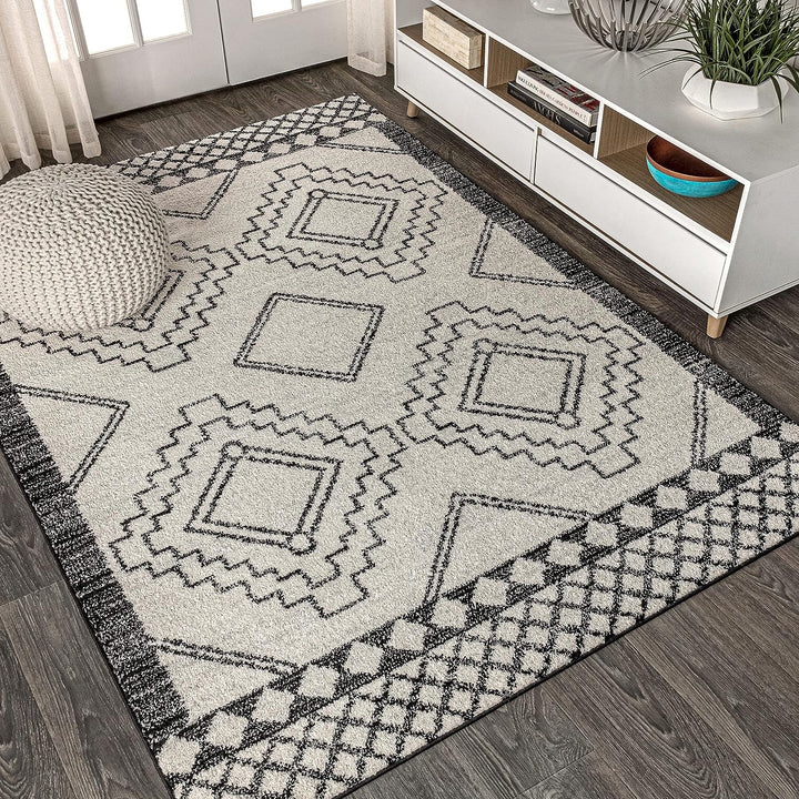 Moroccan Beni Souk Indoor Area-Rug Bohemian Farmhouse Rustic Geometric Easy-Cleaning Bedroom Kitchen Living Room Non Shedding