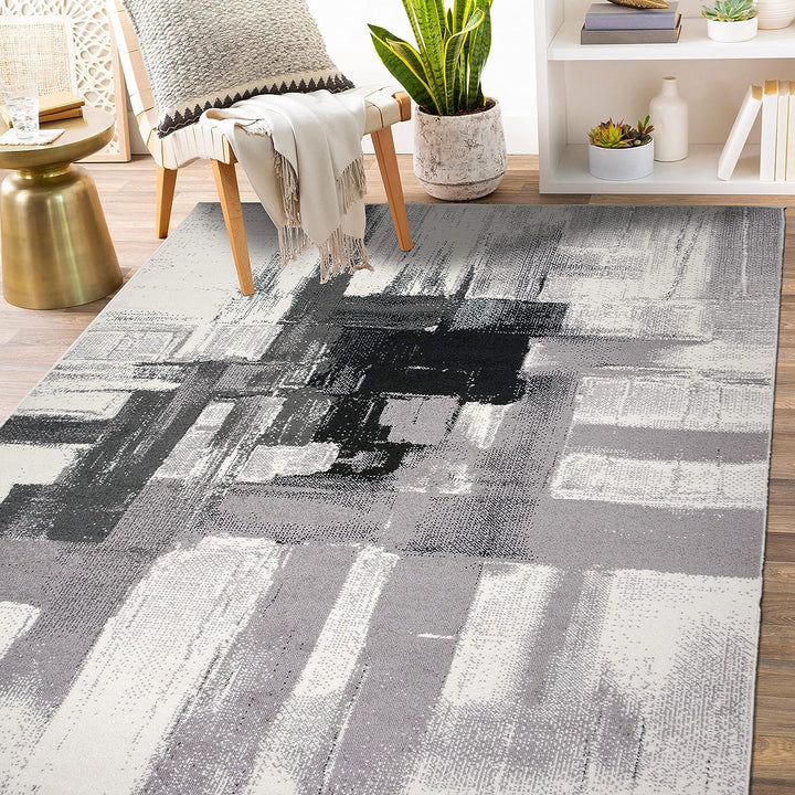 Contemporary Modern Abstract Area Rug