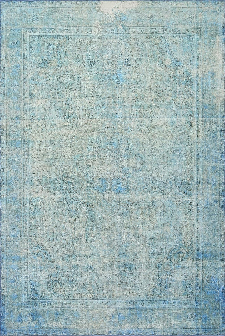 Loren Terracotta/Sky 5'-0" x 7'-6" Area Rug