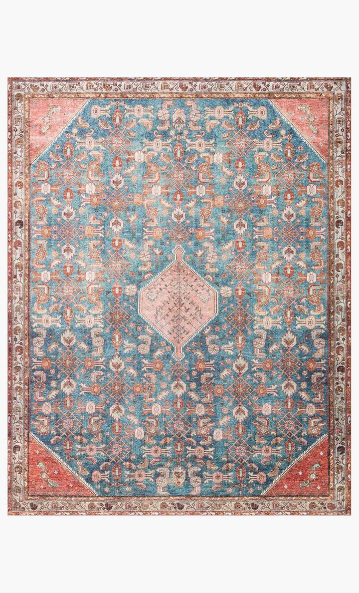 Layla Antique/Moss 5'-0" x 7'-6" Area Rug