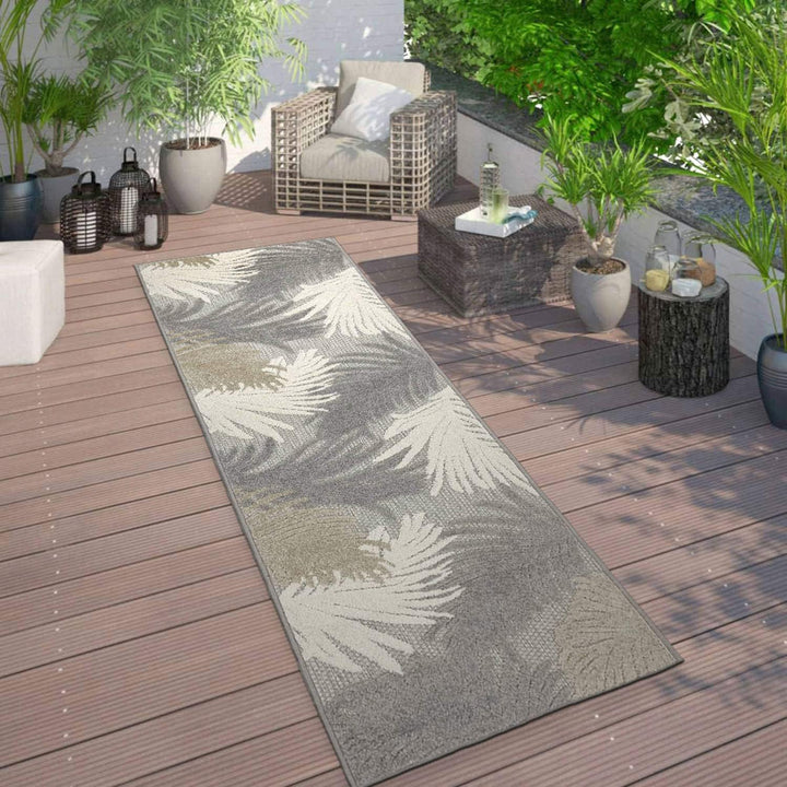 Lucca Contemporary Floral Indoor/Outdoor Area Rug