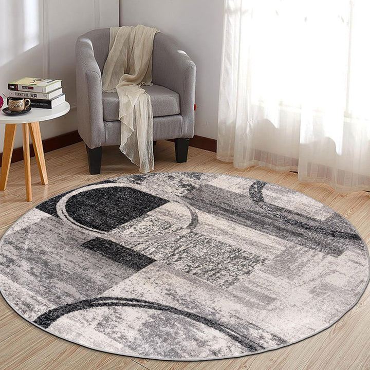 Contemporary Abstract Design Soft Area Rug